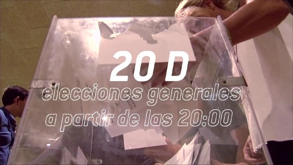 20D: Especial sobre las elecciones generales, en Mediaset España