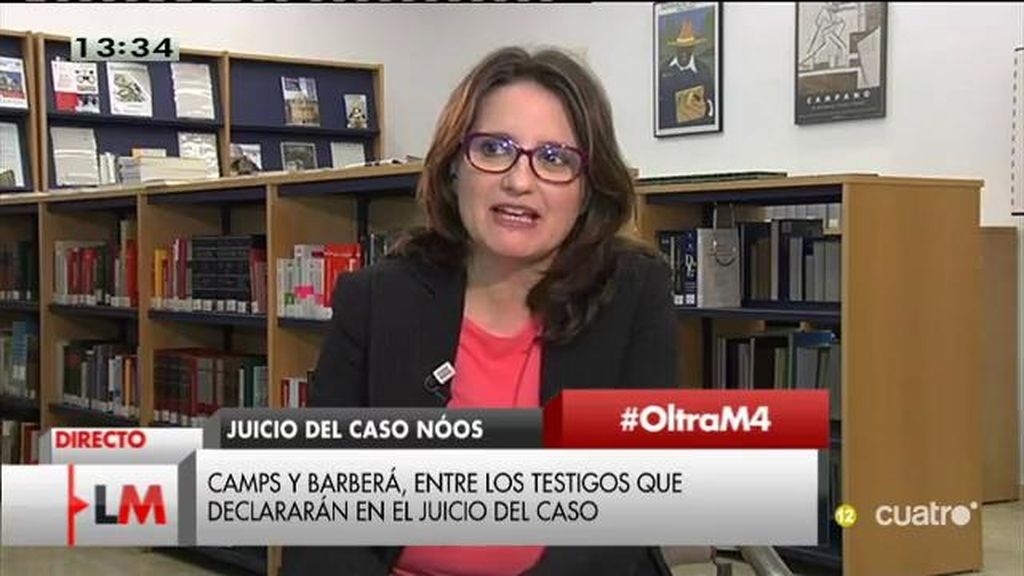 Mónica Oltra: “El PP valenciano tiene un problema, no hay caso de corrupción que no tenga una de sus patas en Valencia”