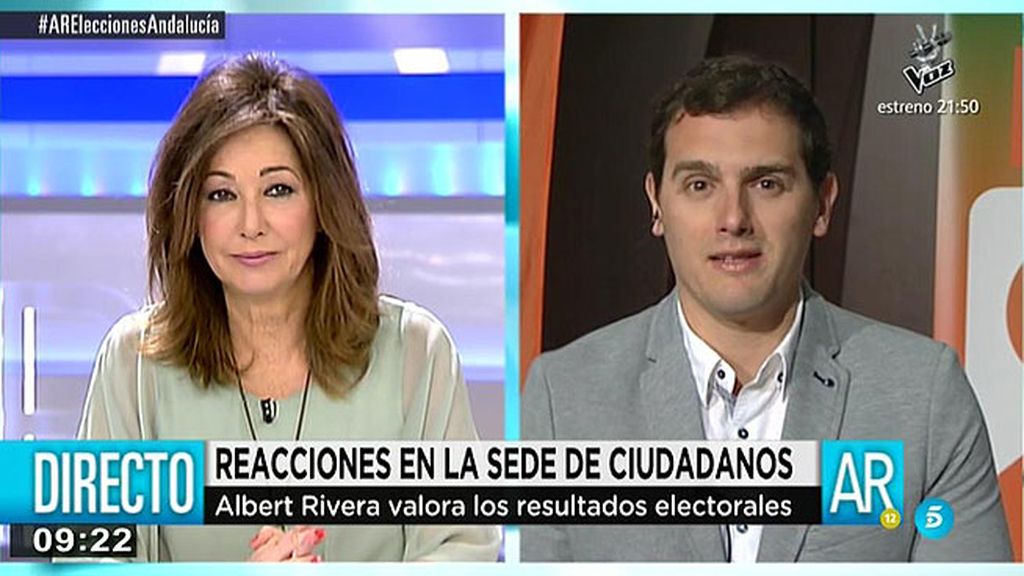 La entrevista íntegra a Albert Rivera tras el éxito de Ciudadanos en Andalucía
