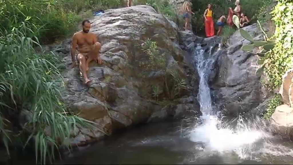 Agua dulce para sustiruir la playa