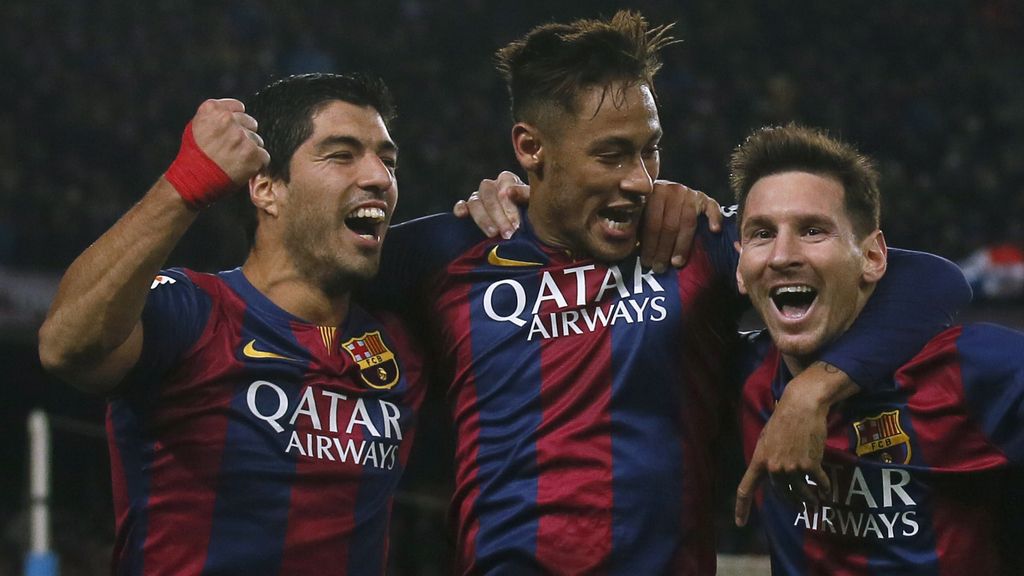 Messi, Neymar y Luis Suárez llega como un tiro al Clásico