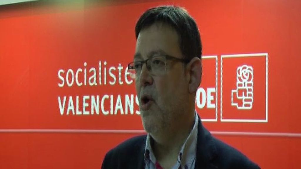 Ximo Puig: "Rajoy no puede ser el detergente porque es la mancha"