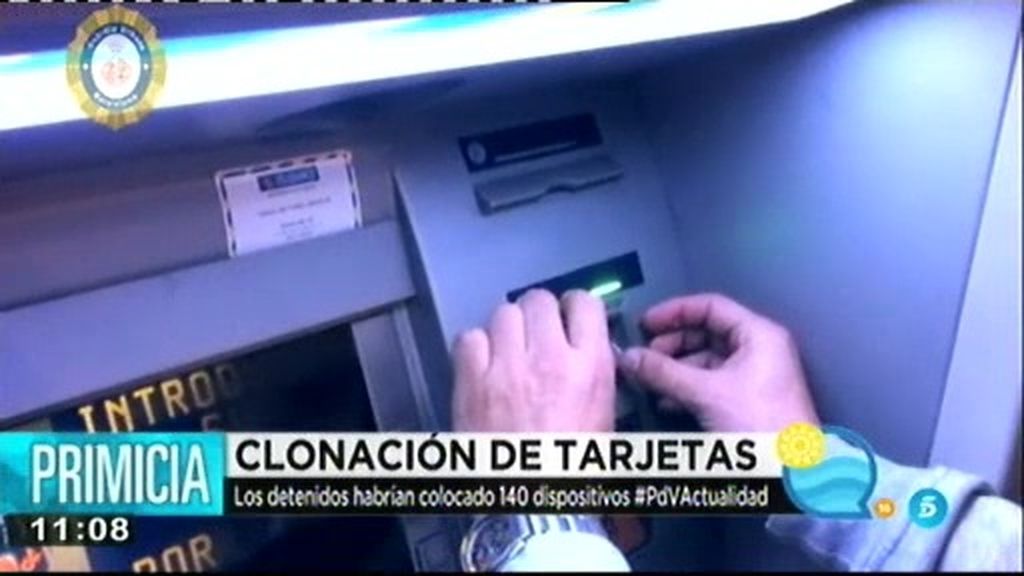 Detenidas en Madrid dos personas por la clonación de tarjetas de crédito
