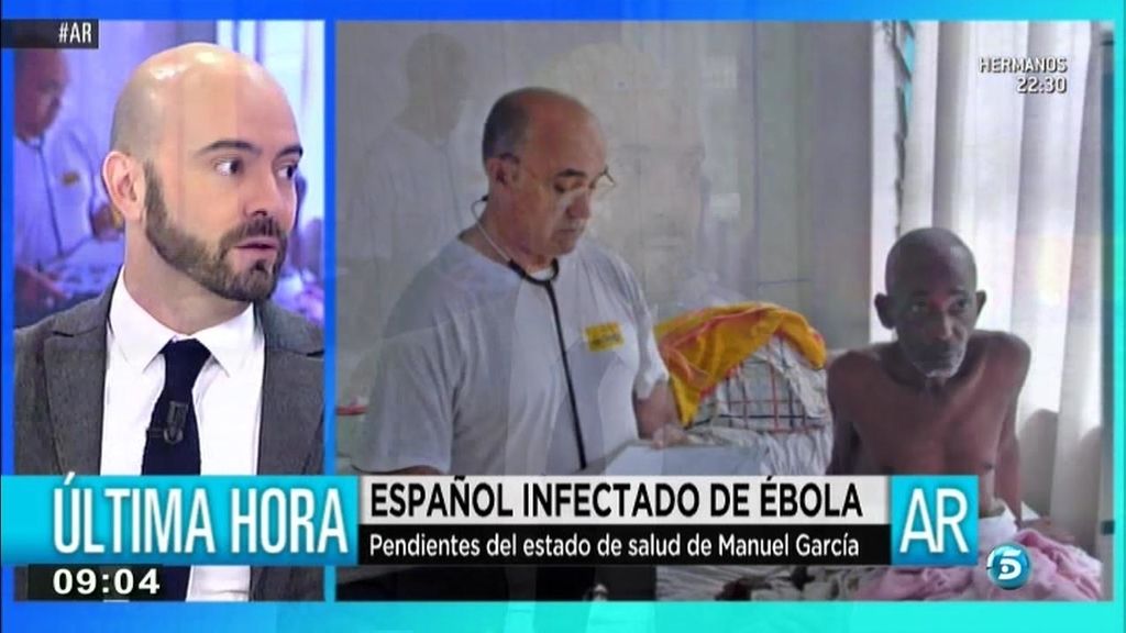 Médico del Carlos III: "Manuel García ha llegado en un estado avanzado del ébola"