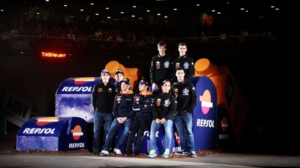 Repsol Honda presenta su poderío en Madrid