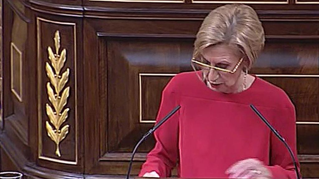 Rosa Díez, a Mariano Rajoy: "Si el ejemplo de la ministra Mato es el que hay que seguir ¿Se lo va a aplicar usted?"