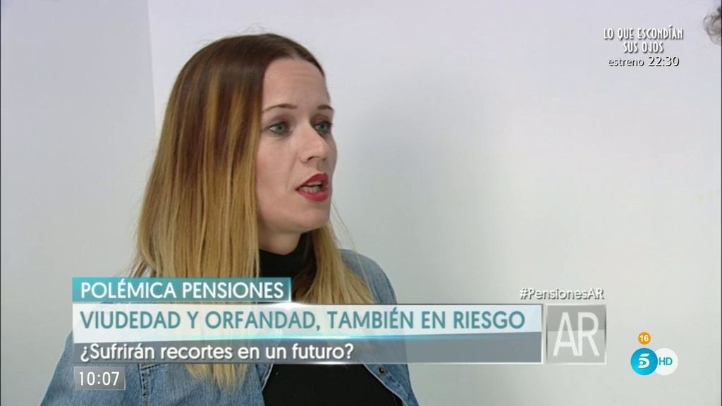 Manuela, viuda: "Si me bajan la pensión, tendré que trabajar más horas"