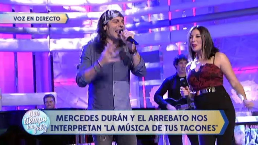 ‘El Arrebato’ y Mercedes Durán cantan juntos en ¡Qué tiempo tan feliz!