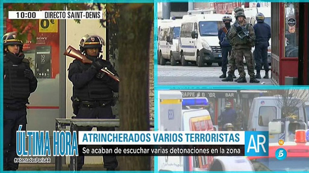 Última hora: Se escuchan varias detonaciones en Saint - Denis