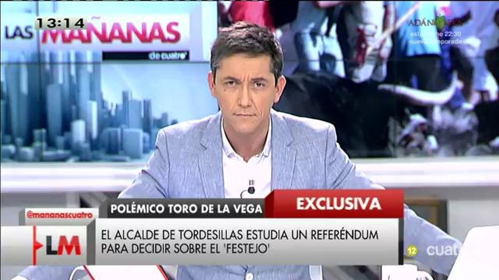 Exclusiva ‘LMDC’: El alcalde de Tordesillas estudia convocar un referéndum para decidir si se abole el Toro de la Vega