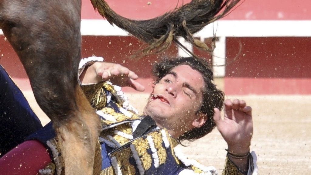 Cogida del torero Ángel Teruel