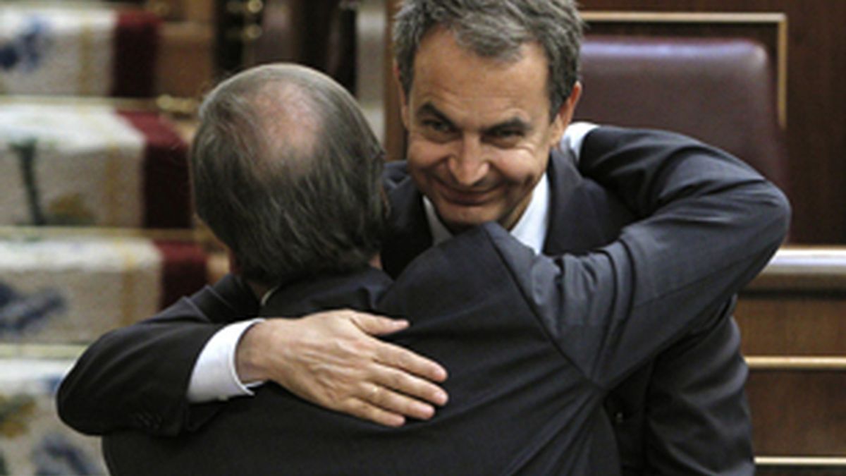 Éste ha sido el último debate del estado de la nación para Zapatero. FOTO: EFE