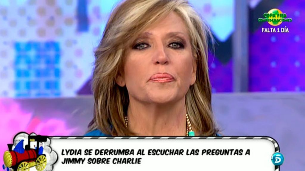 Lydia se derrumba al escuchar las preguntas a Jimmy sobre Charlie