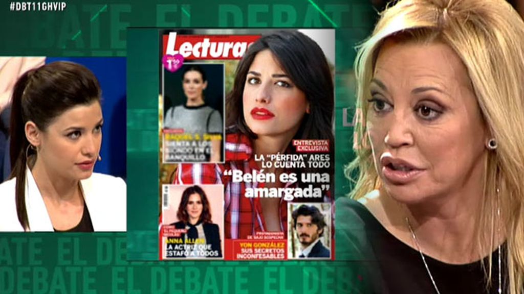 Belén: "Yo saldré en otra portada, pero no voy a hablar de mis compañeros"