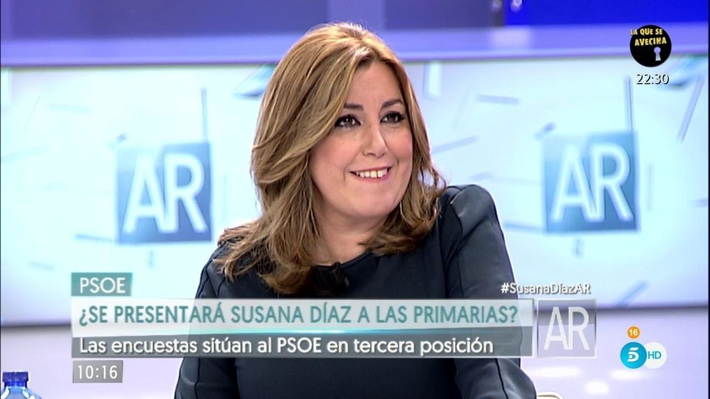 Susana Díaz: "El Secretario General será el que elijan los militantes"