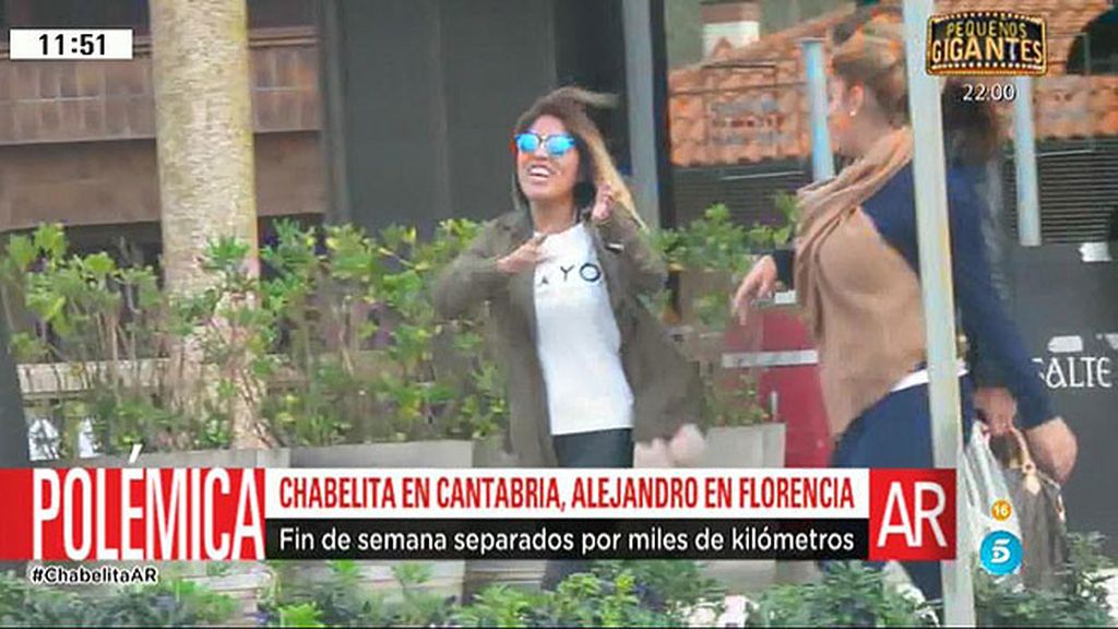 Chabelita y Alejandro, cada uno por su lado