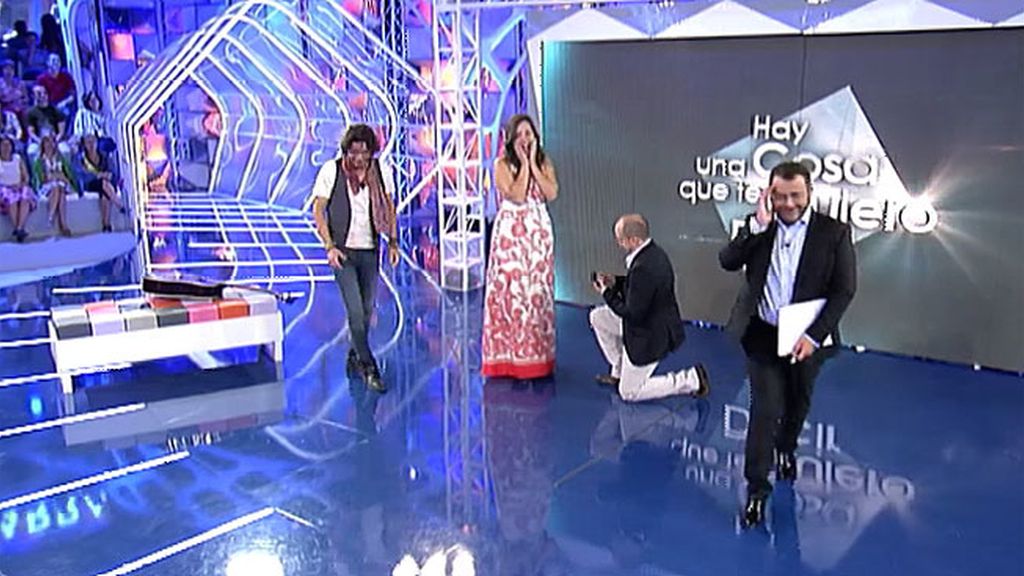 El cantante, cómplice de la propuesta de Jaime a Inés