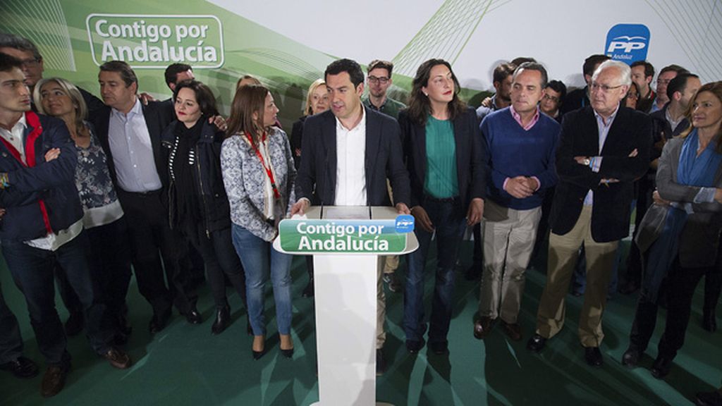 Batacazo del PP en Andalucía