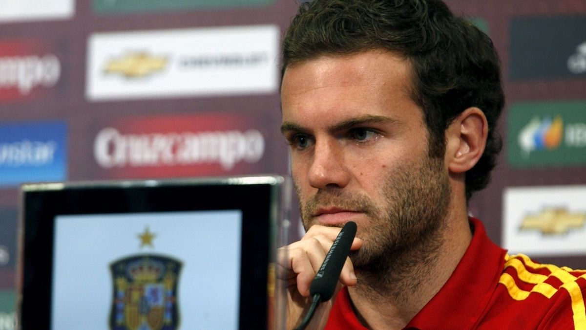 Juan Mata, en rueda de prensa