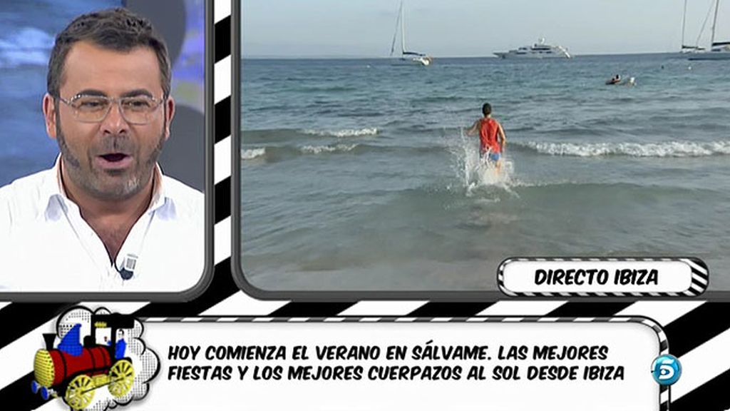 Omar Suárez se lanza al agua