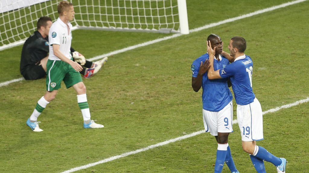 Italia - Irlanda, en imágenes