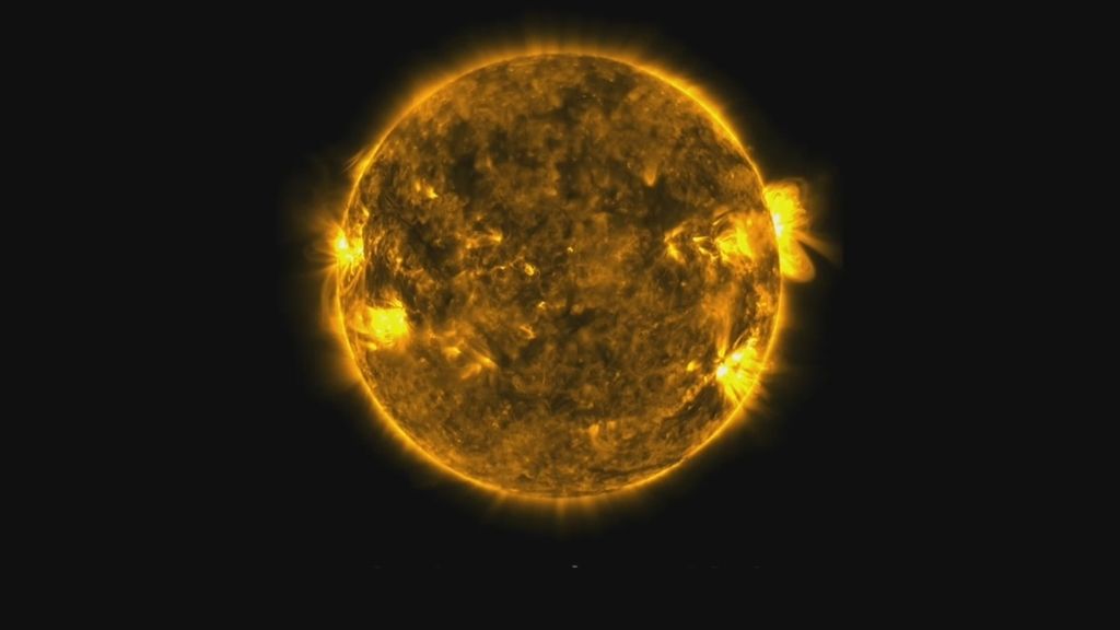 La NASA capta un doble eclipse solar desde el espacio