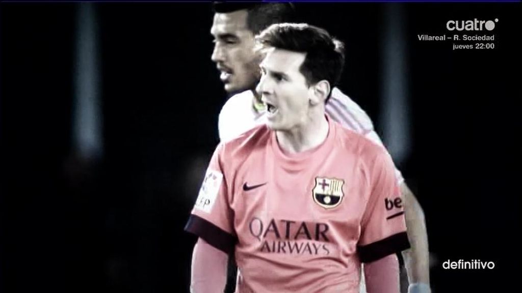 La mala noche de Messi en Balaídos: desquiciado y discutido con los árbitros