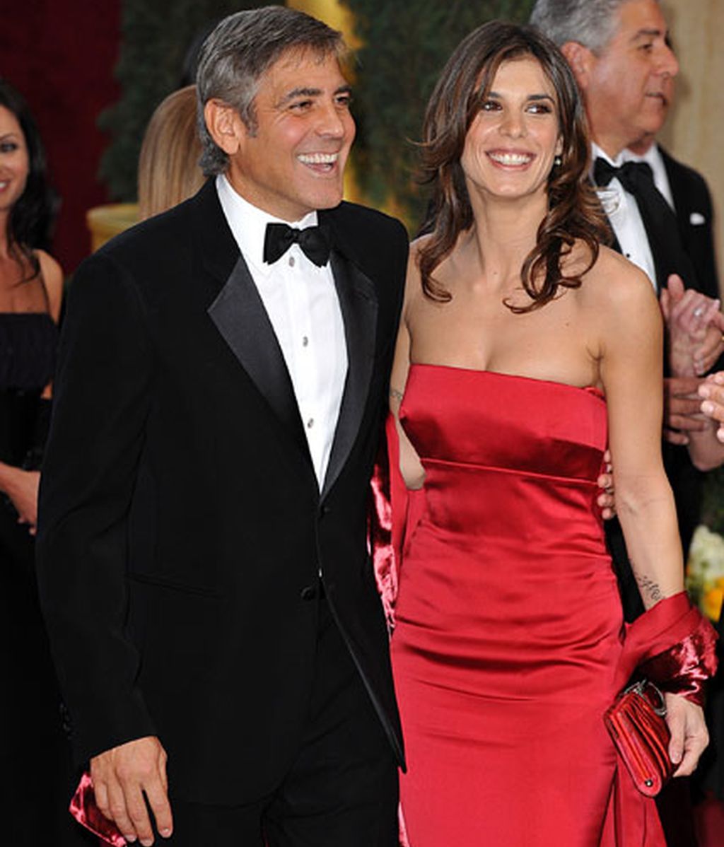 Elisabetta Canalis y George Clooney