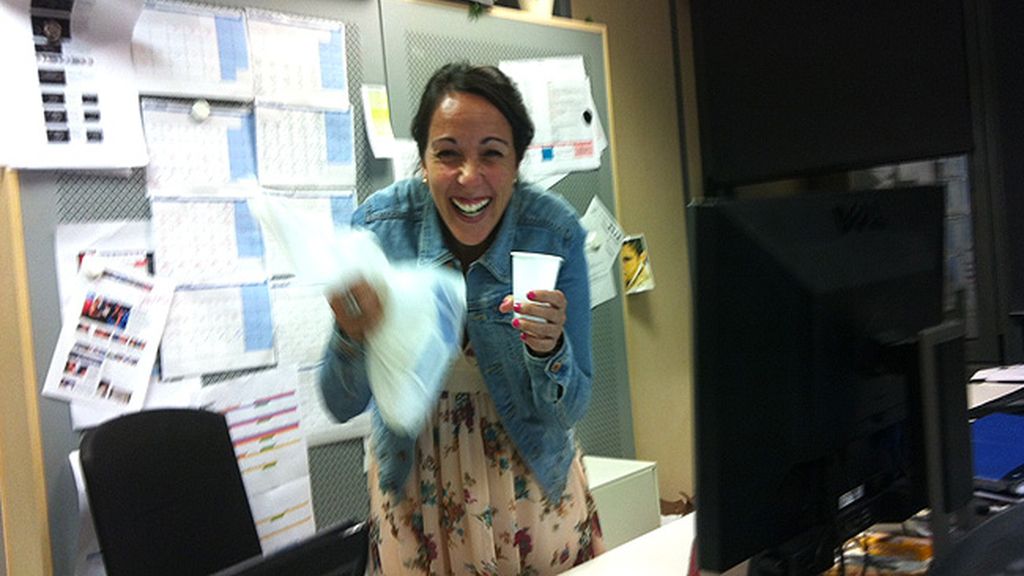 El equipo de la web de Mediaset, haciendo historia con ‘La Roja’