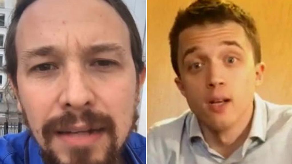 Iglesias y Errejón: primeros autovídeos de campaña