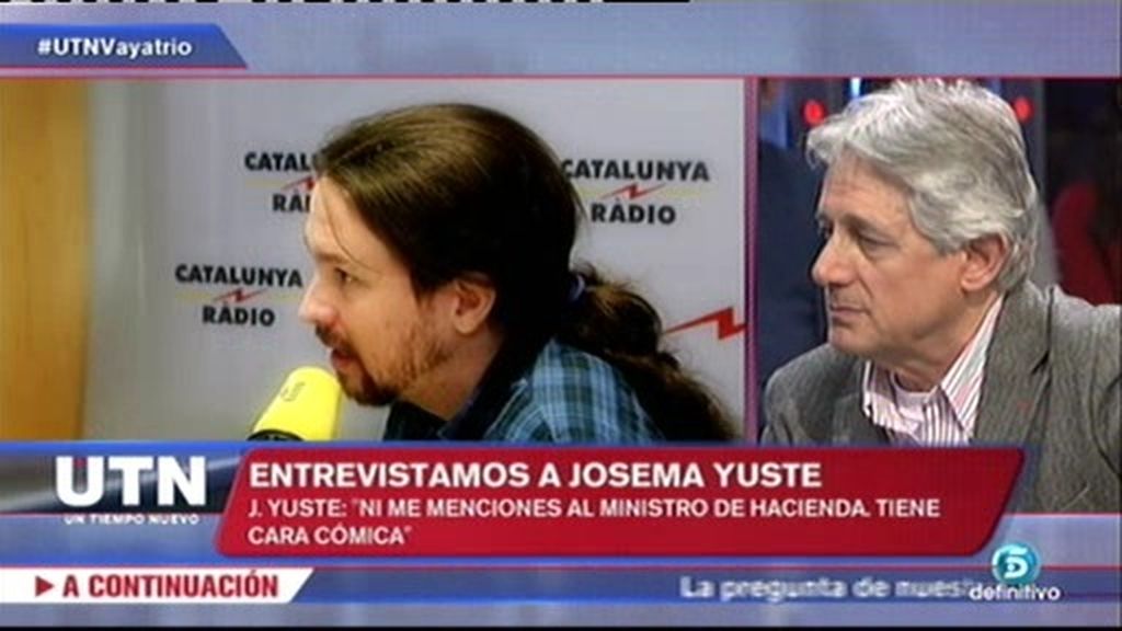 Josema Yuste: "No voy a votar a Podemos, seguramente no vote"