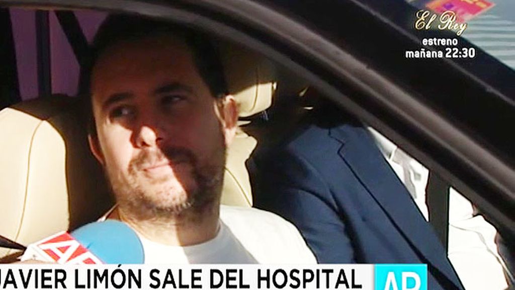 Javier Limón, al salir del hospital: "Teresa y yo estamos bien"