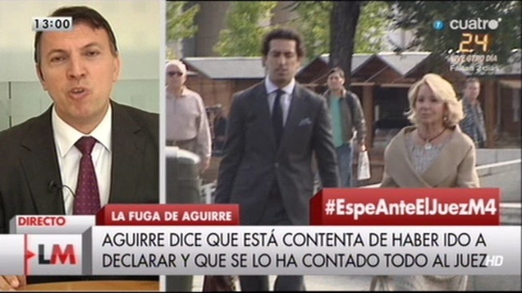 Joaquim Bosch, sobre Aguirre: “La pena puede ir de 200 euros a 1 año de cárcel"