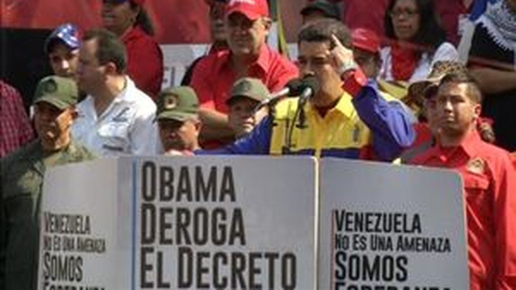 Maduro reclama a Obama que anule el decreto que tilda a Venezuela de amenaza