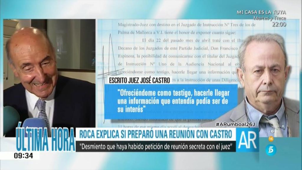 Miquel Roca: "Me negaré siempre a cualquier solución extrajudicial del tema de la Infanta"