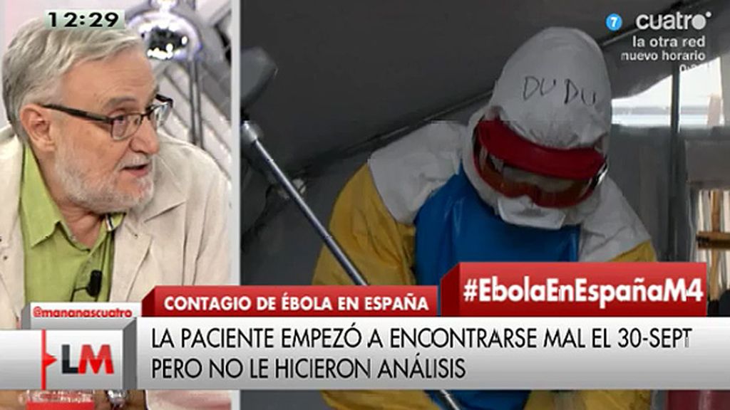 Dr. Sánchez Bayle: “Si no conseguimos erradicar el problema del ébola en el foco no se erradicará”