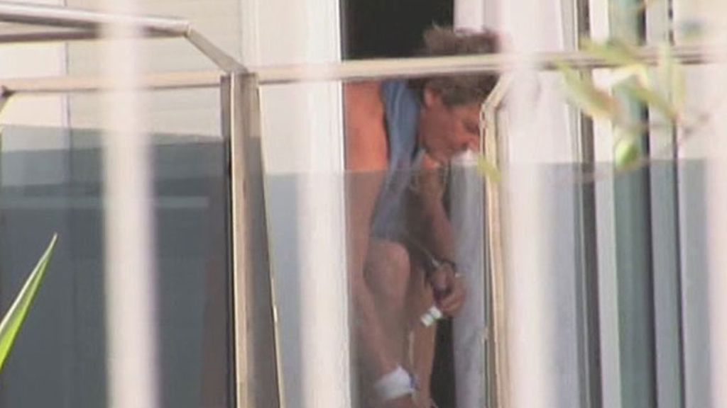 Hannover en la terraza de la clínica