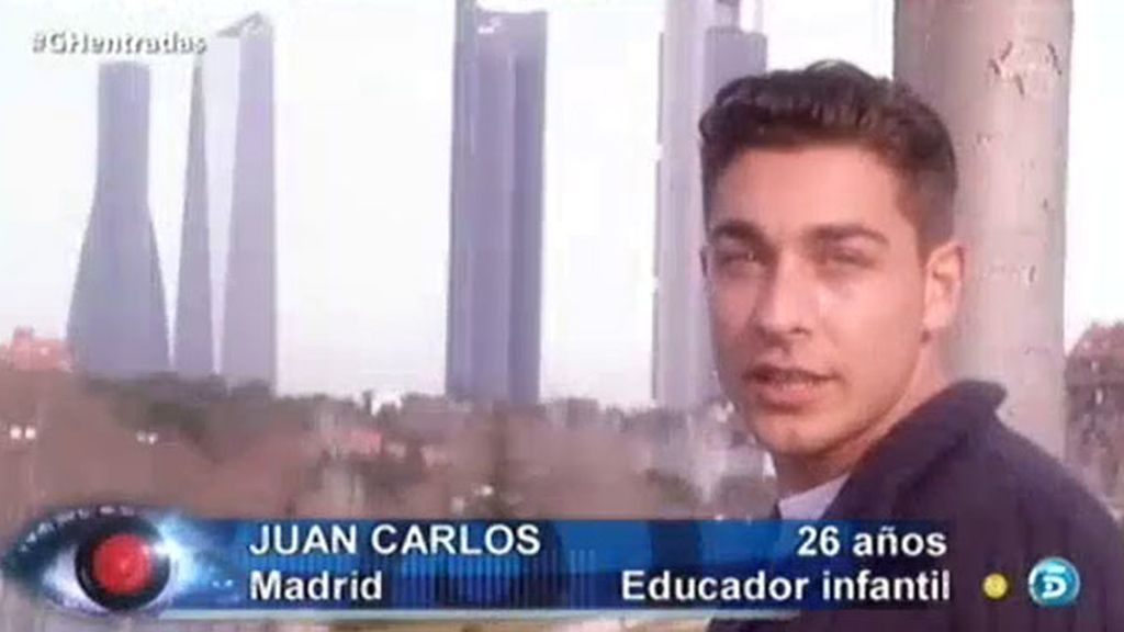 Juan Carlos, 26 años, trabaja en un comedor social