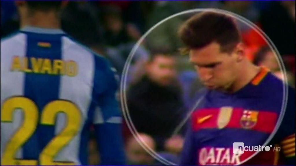 El incidente entre Messi y Álvaro: patada, escupitajo e insultos sobre el césped