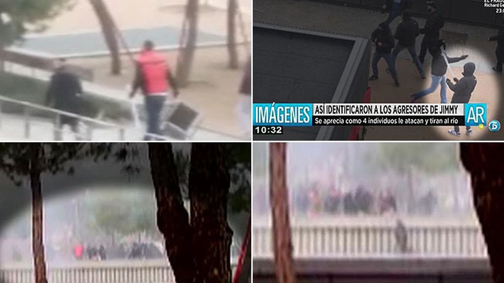 Las imágenes con las que se ha identificado a los implicados en el asesinato de Jimmy, el hincha del Deportivo, en 'AR'