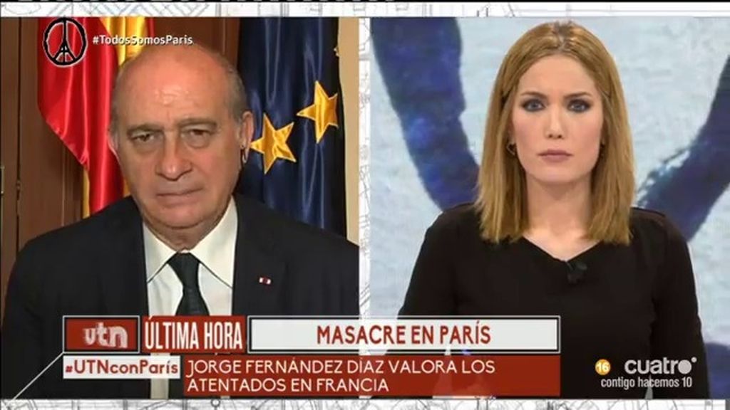 Jorge Fernández Díaz: "Aprovecho para dar mi pésame a la familia del español fallecido"