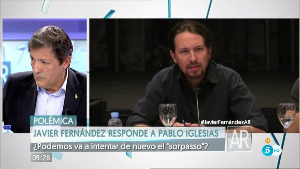 Javier Fernández, en 'AR': “Iglesias es el Caifás de la política española”