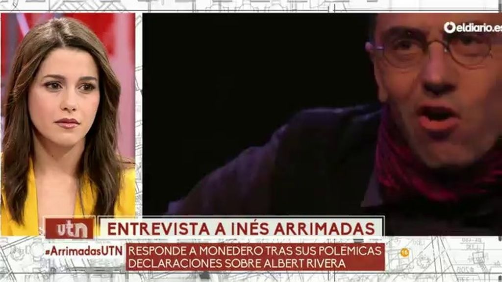 Arrimadas califica de "vergonzosas" las declaraciones de Monedero sobre Rivera