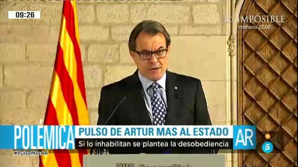 Artur Mas: "Lo que hay es rabia por el éxito del 9N por parte del estado español"