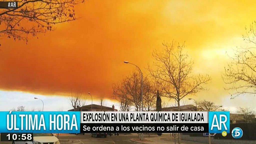 Explosión en una planta química en Igualada