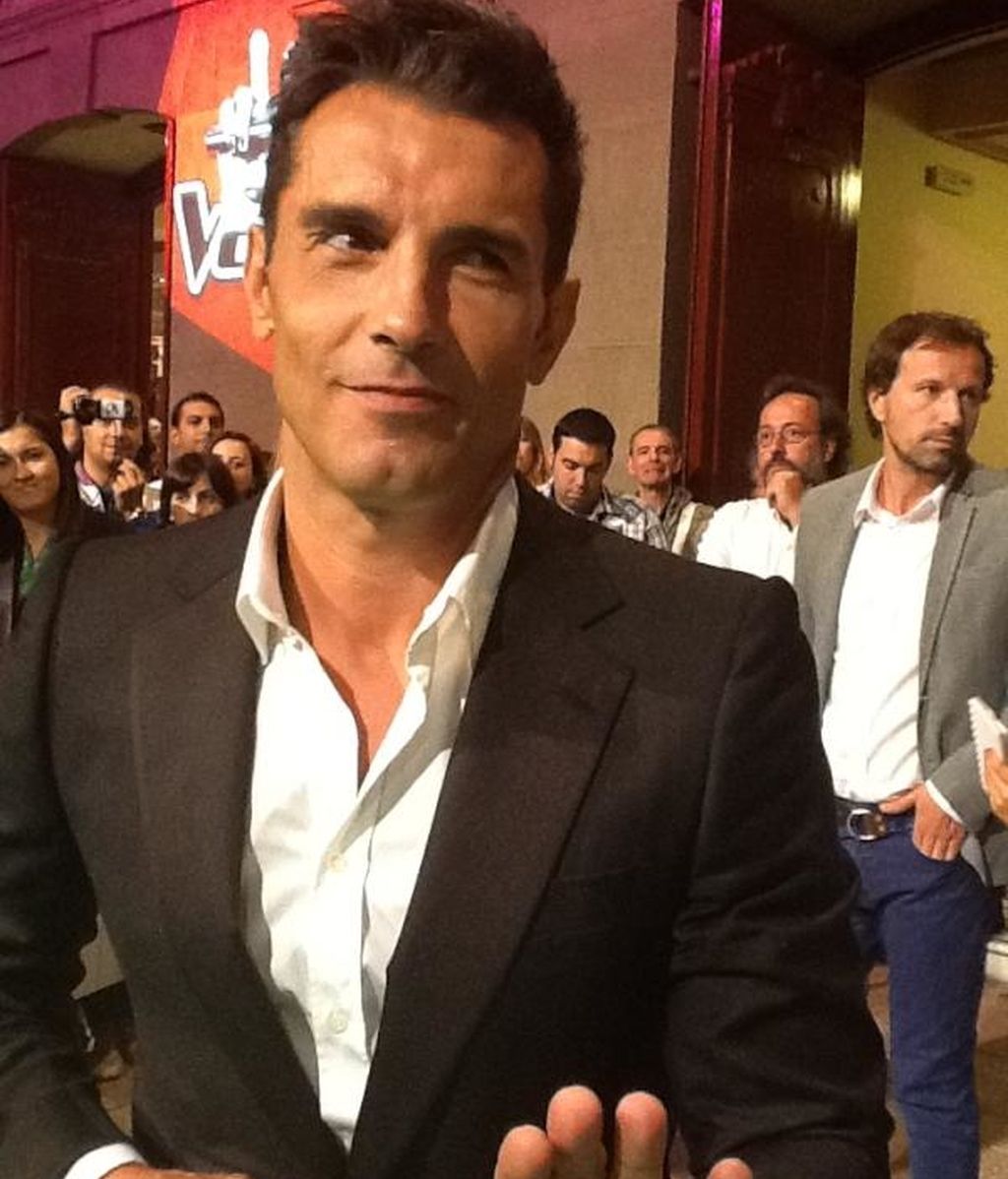 La alfombra 'verde', los coaches, el presentador, los fans...