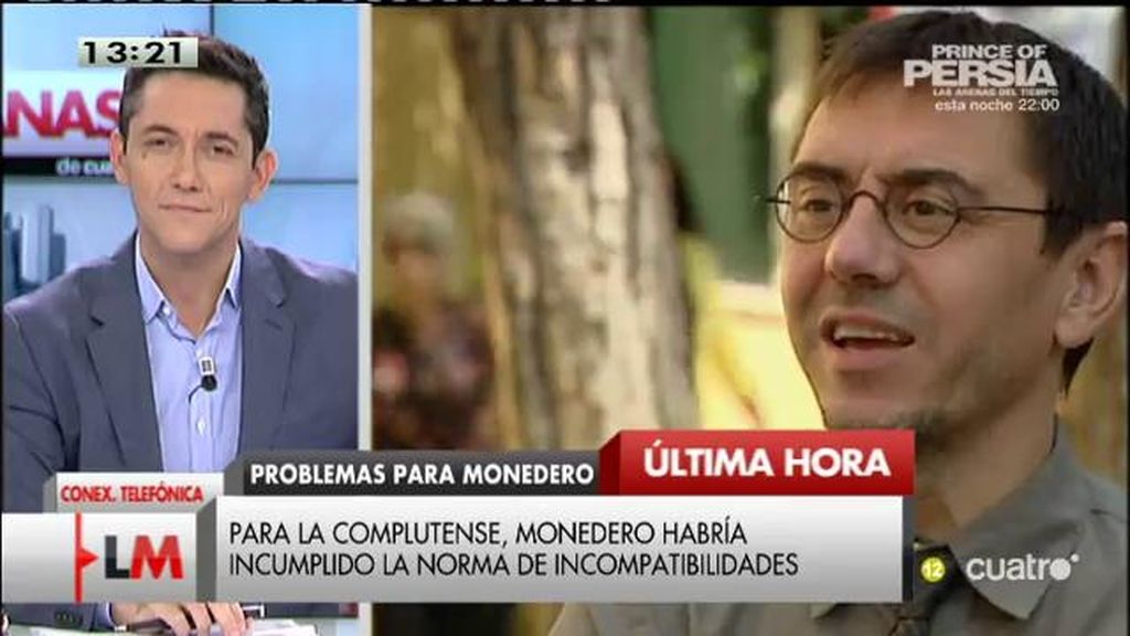 Monedero niega las acusaciones: "Podemos está disputando la posibilidad de gobernar y en estos dos meses van a ir con todo"