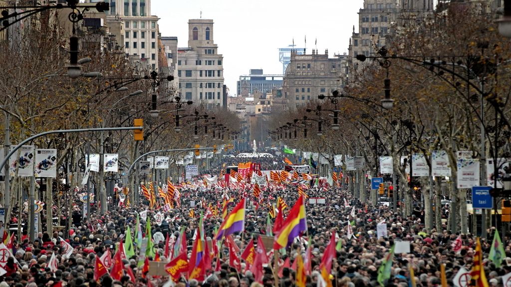 Manifestación en Barcelona Manifestación en Barcelona