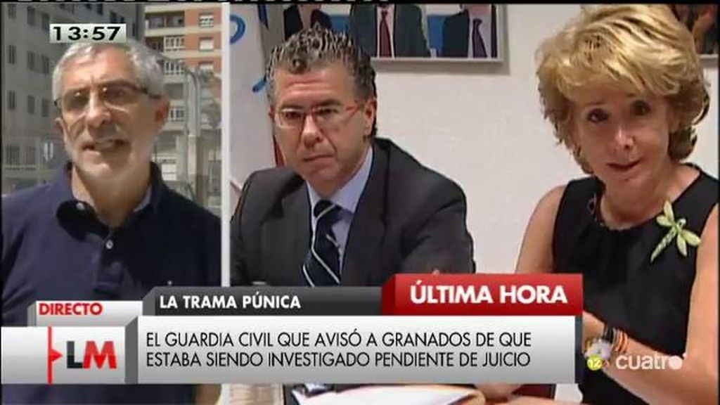 Llamazares: "Aguirre está inhabilitada para continuar al frente del partido en Madrid"