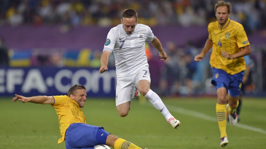 Suecia-Francia, en imágenes